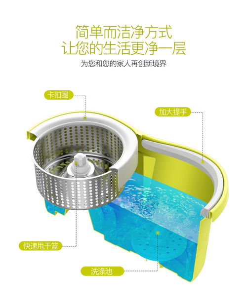 正品太太樂旋轉拖把 五年包換承諾，三頭煥新體驗